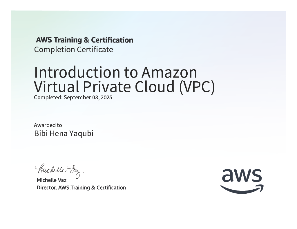 Introduction to Virtual Private Cloud (VPC)